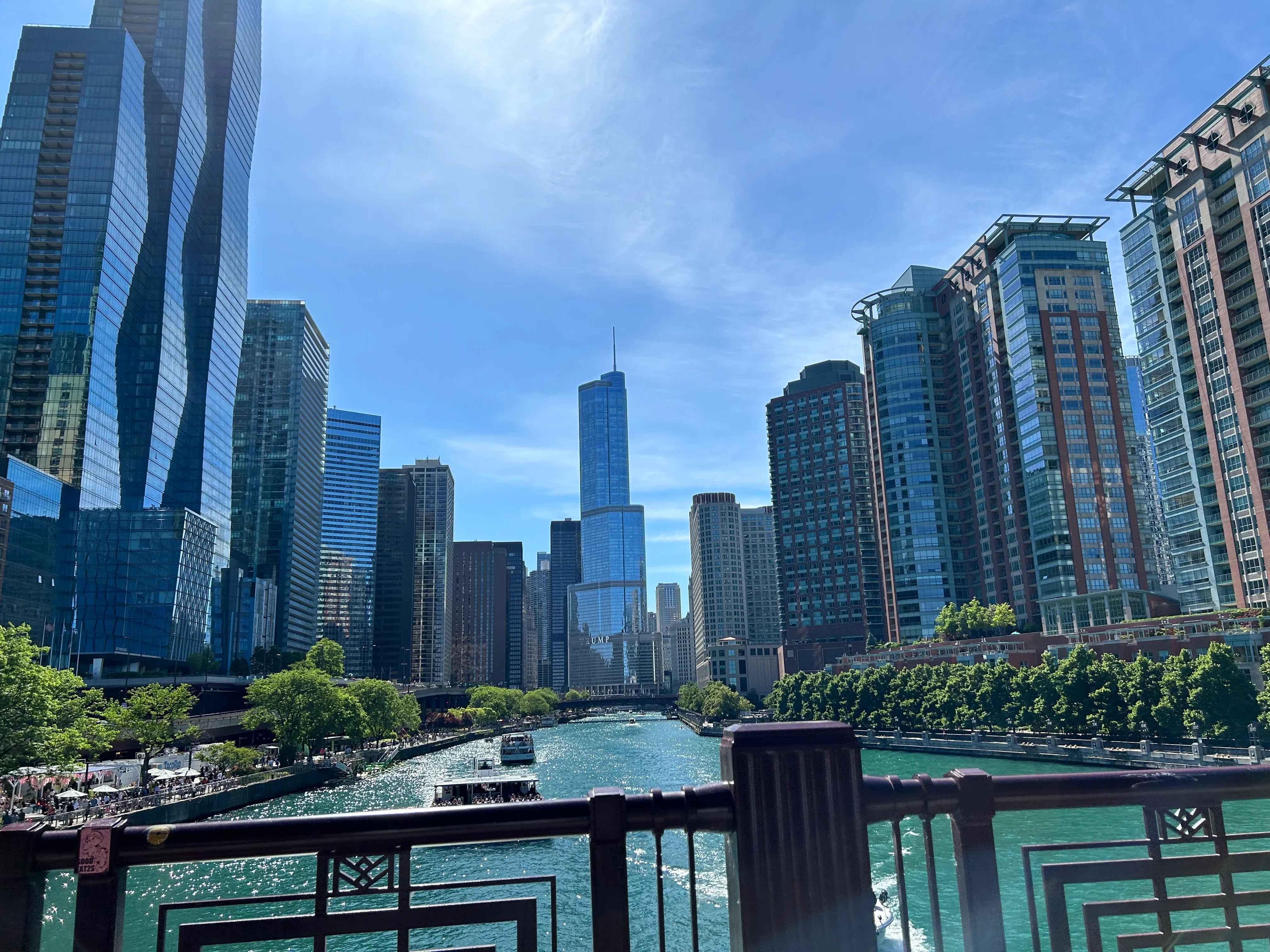 Chicago River in Chicago, Illinois