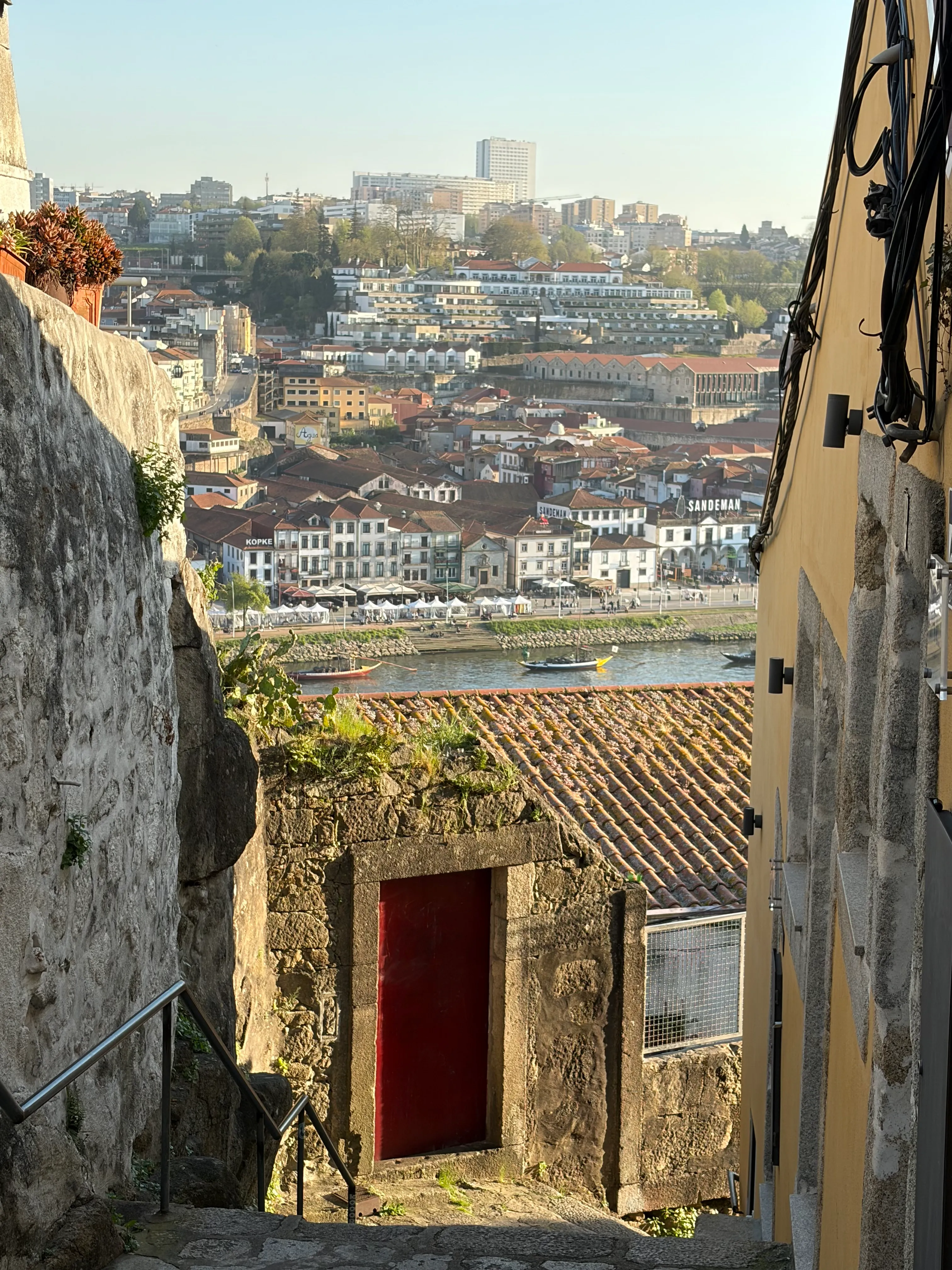 Red door in Porto