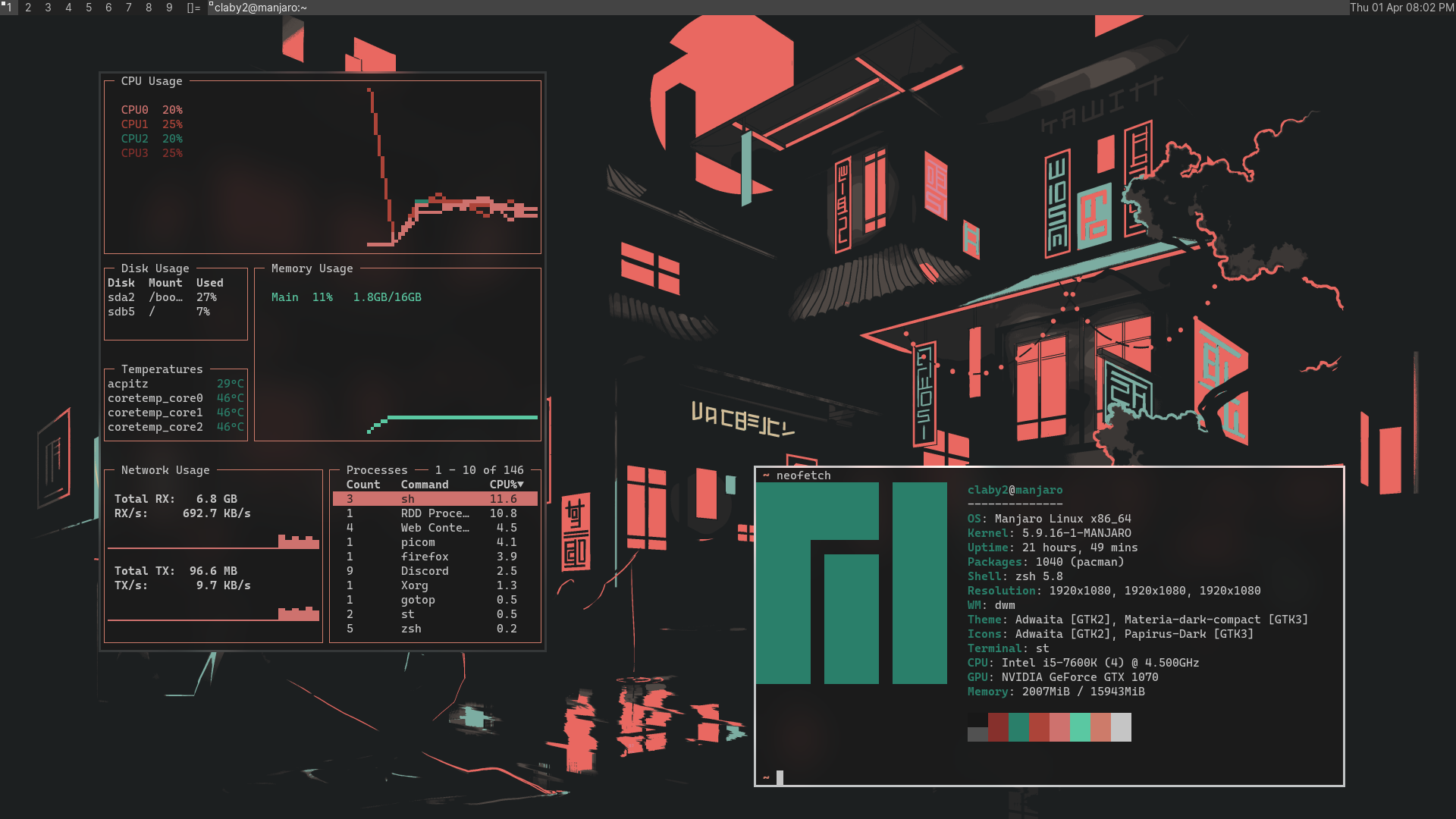 Manjaro Workflow